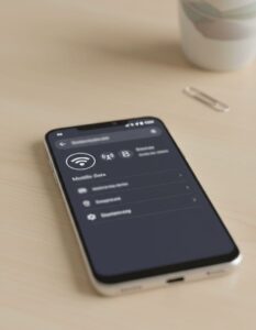reset network settings Android to fix 5ghz wifi not showing on android phone
